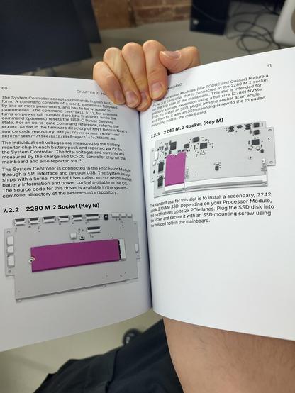 a look at the section about two different SSD slots